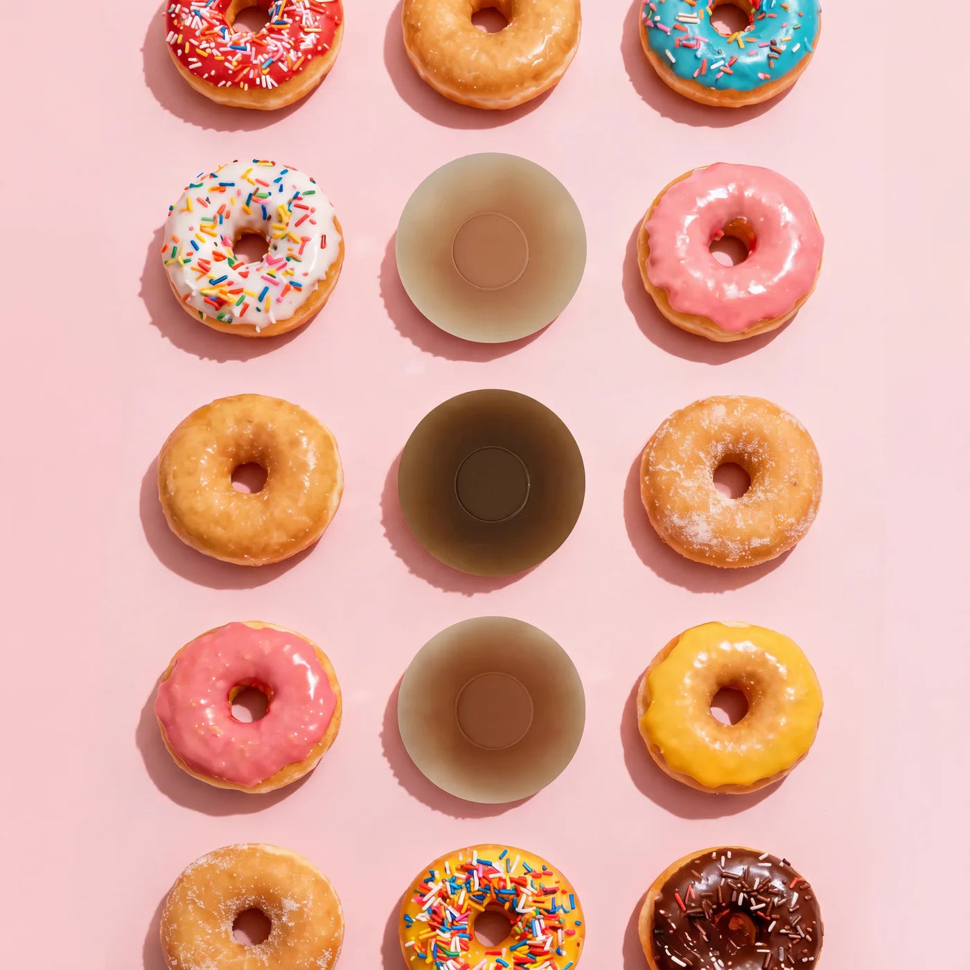 melo doughnut styled in an editorial mood shot