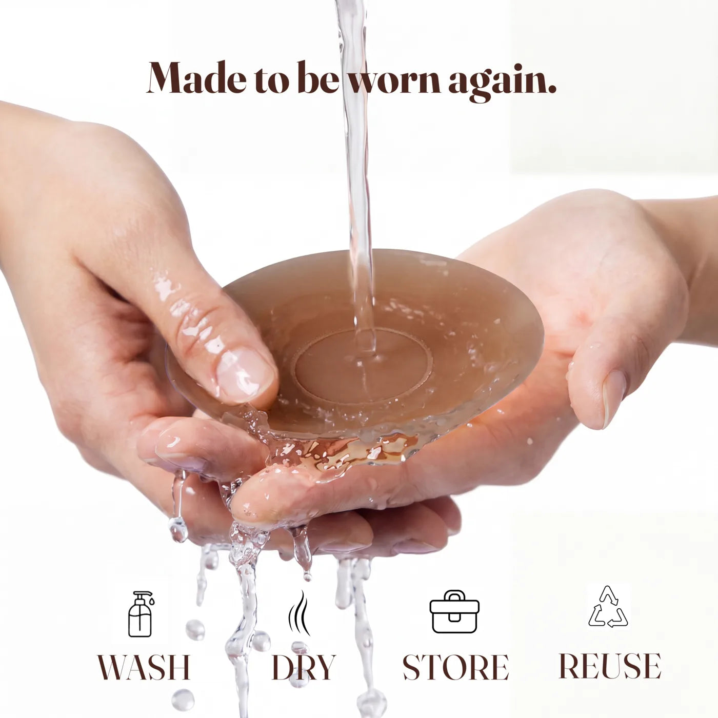 melo no-glue wash and reuse care